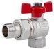 Кран шаровой с "американкой" Icma Far. Rossa 1/2" угловой №361 87361AD11 - 87361AD11 - 1