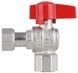Кран кульовий кутовий з накидною гайкою Thermo Alliance Standart 1/2" ВР латунь PN40 TAS223W15