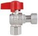 Кран кульовий кутовий з накидною гайкою Thermo Alliance Standart 1/2" ВР латунь PN40 TAS223W15
