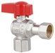 Кран кульовий кутовий з накидною гайкою Thermo Alliance Standart 1/2" ВР латунь PN40 TAS223W15
