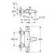 Змішувач для ванни термостатичний GROHE Grohtherm 800 34567000 - 34567000 - 7