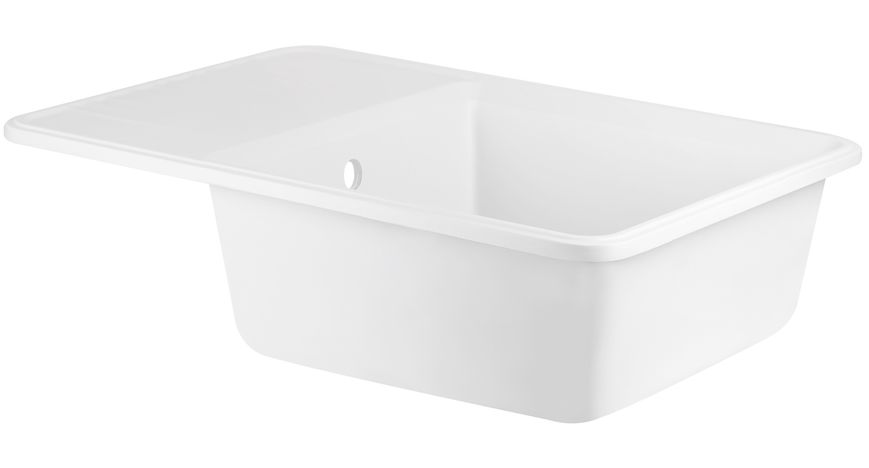 Кухонна мийка QTAP CS 7440 White (QT7440WHI650) - QT7440WHI650