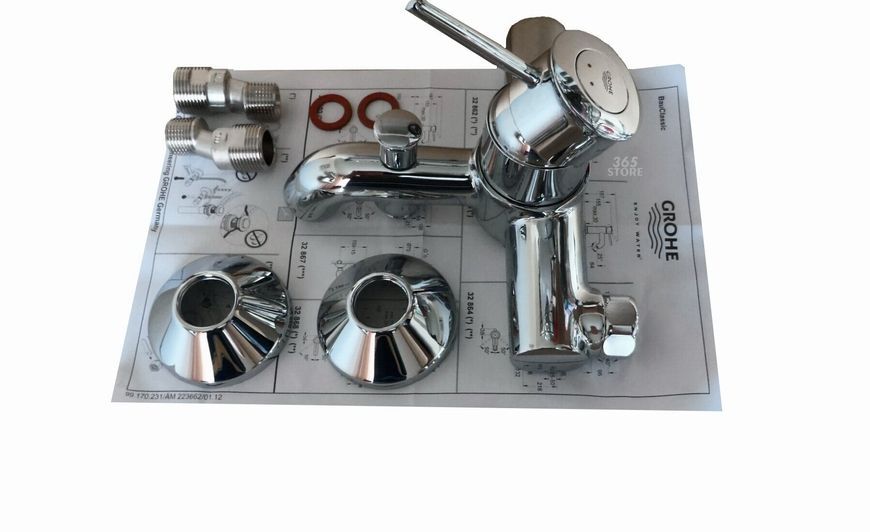 Змішувач для ванни GROHE BauClassic 32865000 - 32865000