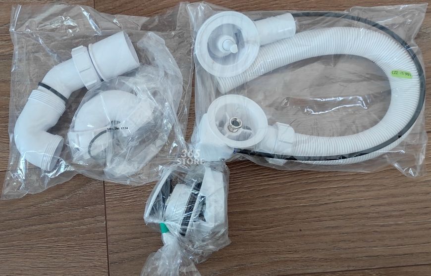 Сифон McALPINE автоматический для ванны HC31M-WH белый - HC31-MWH