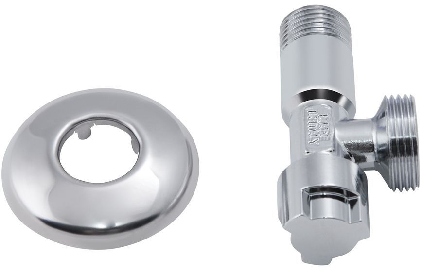 Кран приладовий буксовий ICMA 1/2"х3/4" кутовий №519 90519AE07