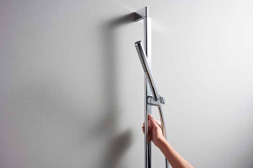 Душевая штанга HANSGROHE Unica S Puro 90 см с держателем и душевым шлангом Isiflex 160 см Chrome 24405000 хром - 24405000