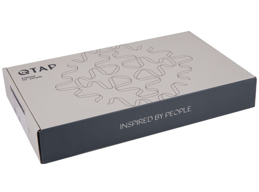Змішувач для кухні Qtap Grand з підключенням для питної води Chrome/White QTGRA362CRW45668 - QTGRA362CRW45668