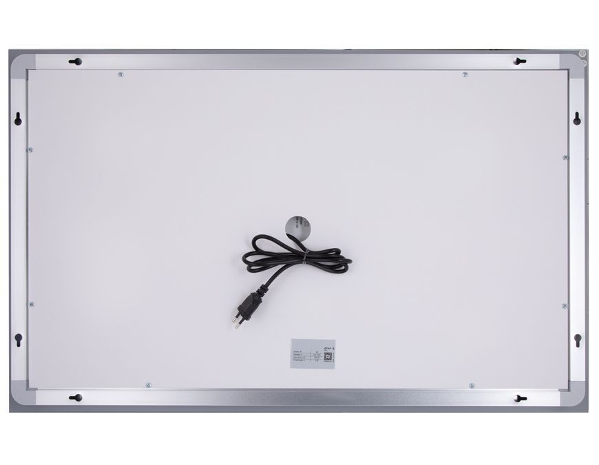 Дзеркало Qtap Cardinal CA2 800&times;600 прямокутне з LED-підсвічуванням Touch, з антизапотіванням, з димером, рег. темп. кольору (3000-6500 K) QT0478C806048457