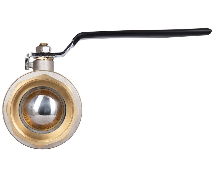 Кран кульовий прямий Thermo Alliance Base 3" ВР PN30, для води, важіль, латунь SD600W76 - SD600W76