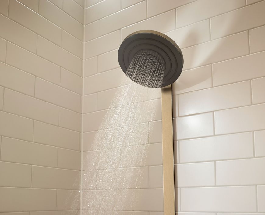 Душова система HANSGROHE Pulsify S Showerpipe 260 2jet з термостатом Brushed Bronze 24240140 бронза - 24240140