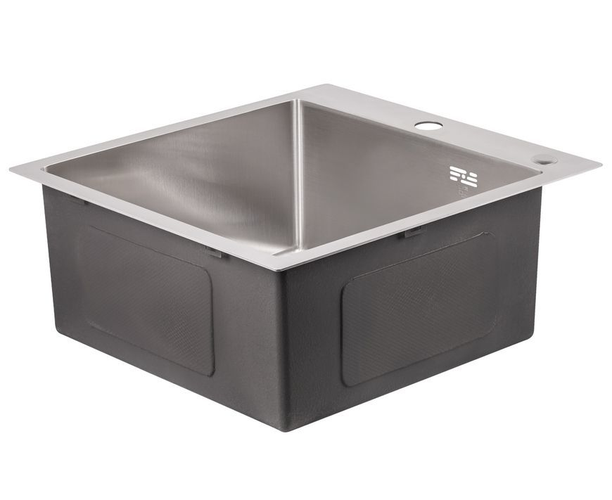 Кухонна мийка LIDZ Handmade H5050 Brushed Steel 3,0/1,0 дозатор LDH5050BRU35375 - LDH5050BRU35375
