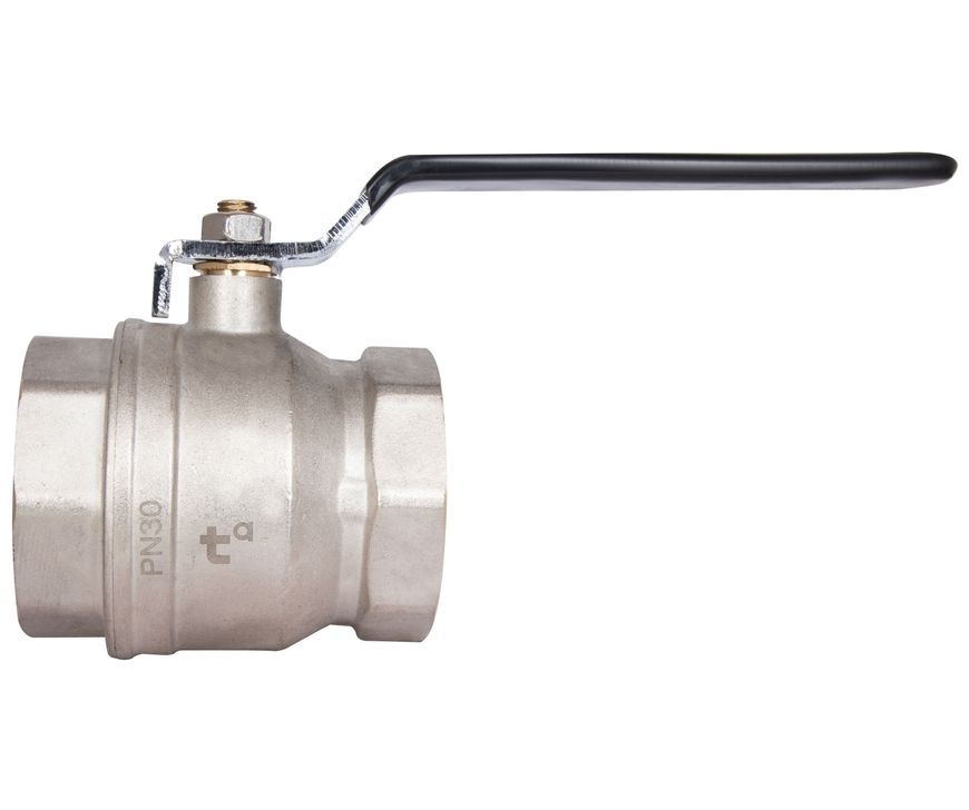 Кран кульовий прямий Thermo Alliance Base 3" ВР PN30, для води, важіль, латунь SD600W76 - SD600W76