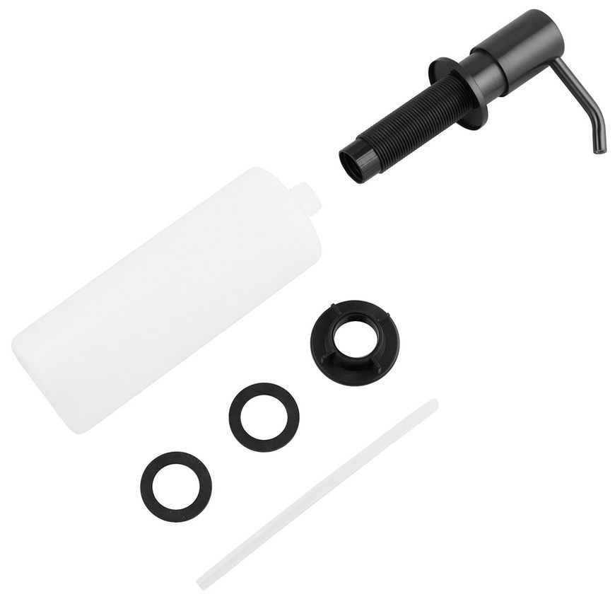 Дозатор для моющего средства Kroner KRP Spender SCH049 нержавеющая сталь CV030014 графит
