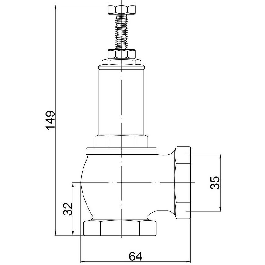Запобіжний клапан ICMA 3/4" ВР №254 - 91254AE05
