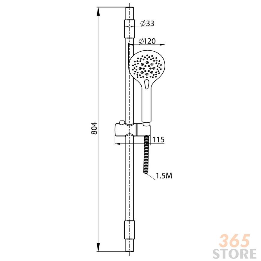 Душевая стойка IMPRESE 8012003 - 8012003