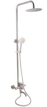 Душевая система LIDZ Adam 1005 Nickel с смесителем и изливом LIDZNKS113100615 - LIDZNKS113100615