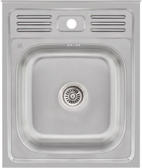 Кухонна мийка LIDZ 6050 Satin 0,6 мм (155) - LIDZ605006SAT