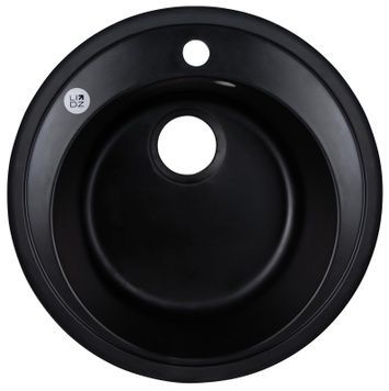 Кухонна мийка Lidz D510/200 ANT-15 антрацит матовий LIDZANT15D510200 - LIDZANT15D510200