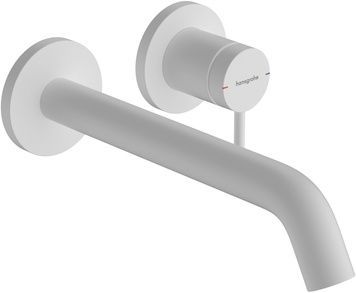 Змішувач для раковини прихованого монтажу HANSGROHE Tecturis S 22,5 см EcoSmart+ Matt White 73351700 білий з д/к - 73351700