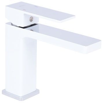 Змішувач для раковини Qtap Gemini Chrome/White QTGEM270CRW45675 латунь - QTGEM270CRW45675