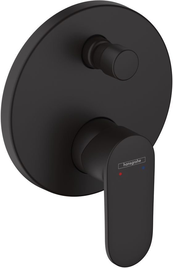 Комплект для душа скрытого монтажа (душевая система) HANSGROHE EcoSmart 200 Vernis Blend 6 в 1 20230002 черный матовый - 20230002