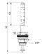 Расходомер для коллектора теплого пола Icma Gruppo Vitone 0-4 л/мин №168 CG1168AE06 - CG1168AE06 - 2