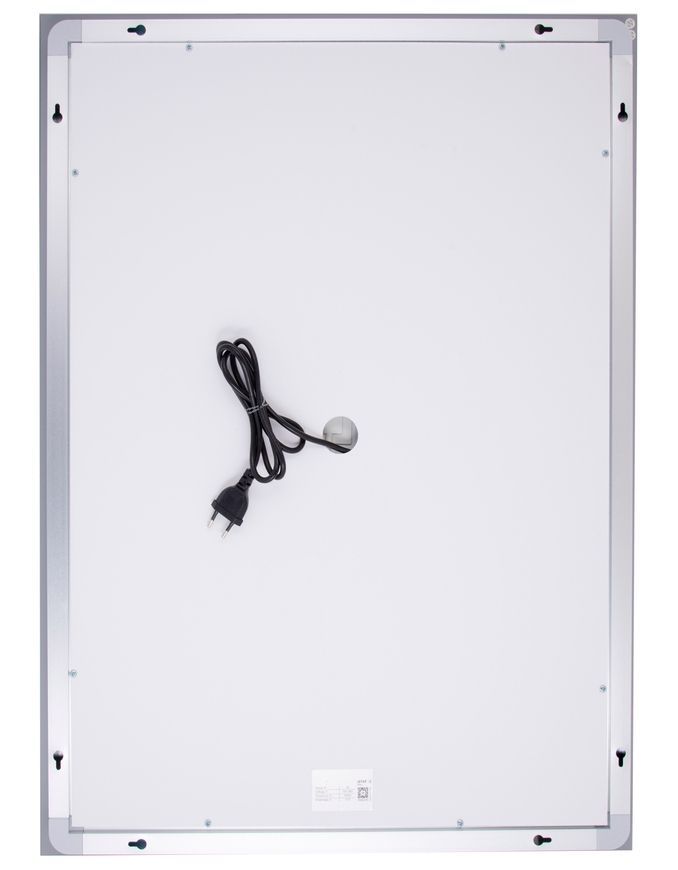 Дзеркало Qtap Cardinal CA2 600х800 прямокутне з LED-підсвічуванням Touch, з антизапотіванням, з димером, рег. темп. кольору (3000-6500 K) QT0478C608048453