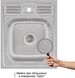 Кухонна мийка LIDZ 6050 Satin 0,6 мм (155) - LIDZ605006SAT - 2