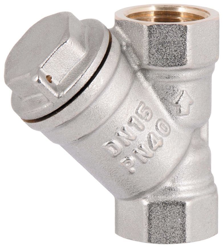 Фильтр грубой очистки Thermo Alliance Standart 1/2" ВР никелированный для воды TAS124W15 - TAS124W15