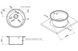 Кухонная мойка Lidz D510/200 ANT-15 антрацит матовый LIDZANT15D510200 - LIDZANT15D510200 - 2