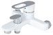 Смеситель для ванны Lidz Latwa 006 с душевым гарнитуром LDLAT006WHI45424 белый/хром - LDLAT006WHI45424 - 4