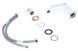 Смеситель для раковины Qtap Gemini Chrome/White QTGEM270CRW45675 латунь - QTGEM270CRW45675 - 5