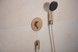 Шлангове під&rsquo;єднання HANSGROHE FixFit Fine S зі зворотним клапаном Brushed Bronze 28882140 бронза - 28882140 - 5