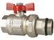 Кран шаровой с "американкой" ICMA Red 1" с антипротечкой прямой №215 - 87215AF11 - 1