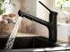 Смеситель кухонный HANSGROHE Zesis M33 150 с вытяжным изливом 2jet 74800670 черный матовый - 74800670 - 7