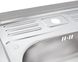Кухонна мийка LIDZ 6050 Satin 0,6 мм (155) - LIDZ605006SAT - 4