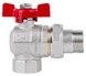 Кран шаровой с "американкой" Icma Far. Rossa 3/4" угловой №361 87361AE11 - 87361AE11 - 3