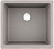 Кухонна мийка HANSGROHE S510-U450 під стільницю 500х450 Concretegrey сірий бетон 43431380 - 43431380 - 1