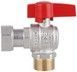 Кран кульовий кутовий з накидною гайкою Thermo Alliance Standart 3/4" ВЗ латунь PN40 TAS224W20