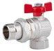Кран шаровой с "американкой" Icma Far. Rossa 3/4" угловой №361 87361AE11 - 87361AE11 - 1