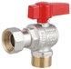 Кран кульовий кутовий з накидною гайкою Thermo Alliance Standart 3/4" ВЗ латунь PN40 TAS224W20