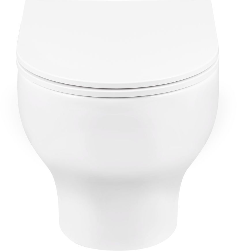 Унитаз подвесной QTAP Aries безободковый с сиденьем Soft-close QT0333063ERW - QT0333063ERW