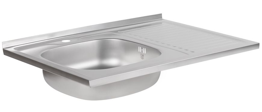 Кухонна мийка LIDZ 6080-L Satin 0,6 мм (160) - LIDZ6080L06SAT