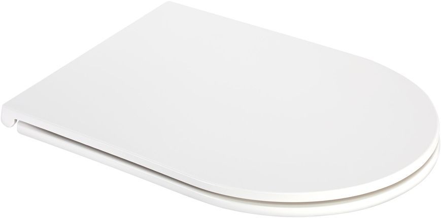 Унитаз подвесной QTAP Aries безободковый с сиденьем Soft-close QT0333063ERW - QT0333063ERW