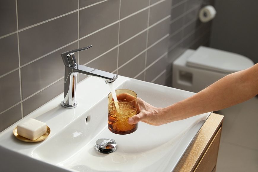 Смеситель для раковины HANSGROHE Rebris E 110 CoolStart хром 72560000 - 72560000