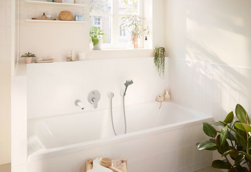 Смеситель для ванны HANSGROHE Rebris S скрытого монтажа хром 72466000 - 72466000