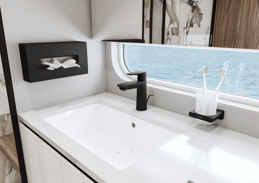 Стакан для зубних щіток HANSGROHE AddStoris Matt Black 41749670 чорний матовий
