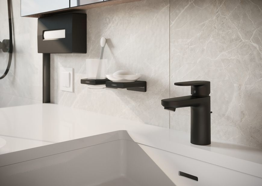 Стакан для зубних щіток HANSGROHE AddStoris Matt Black 41749670 чорний матовий