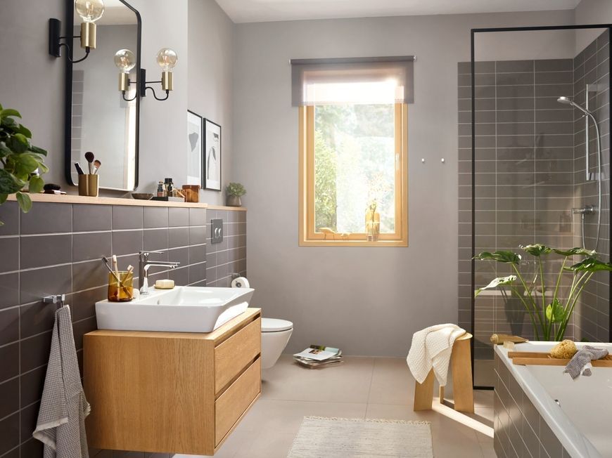 Смеситель для раковины HANSGROHE Rebris E 110 CoolStart хром 72560000 - 72560000