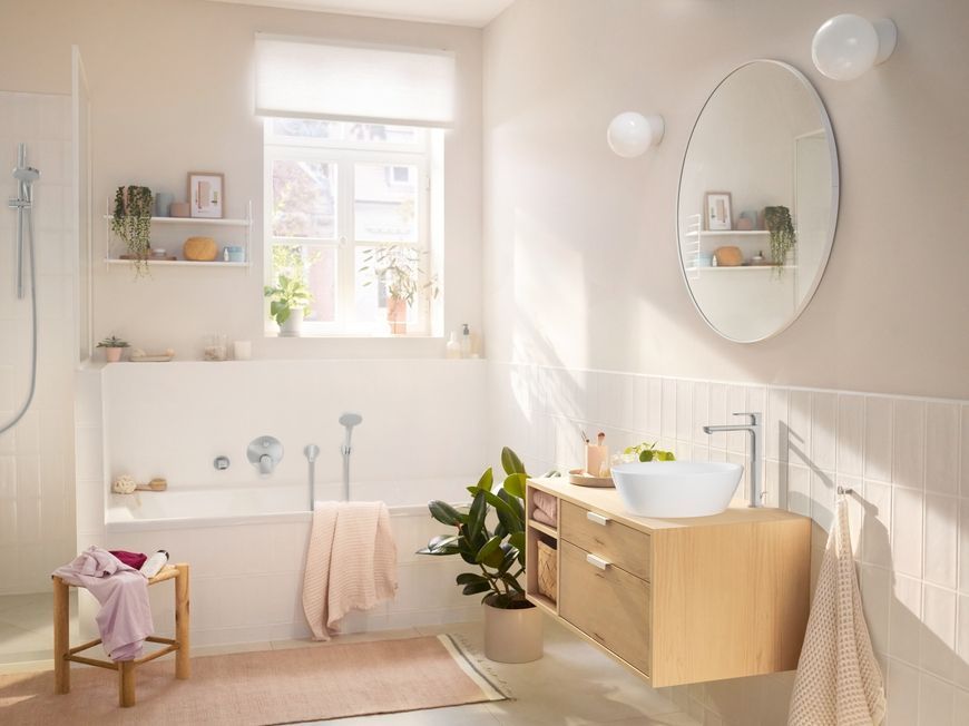 Смеситель для ванны HANSGROHE Rebris S скрытого монтажа хром 72466000 - 72466000